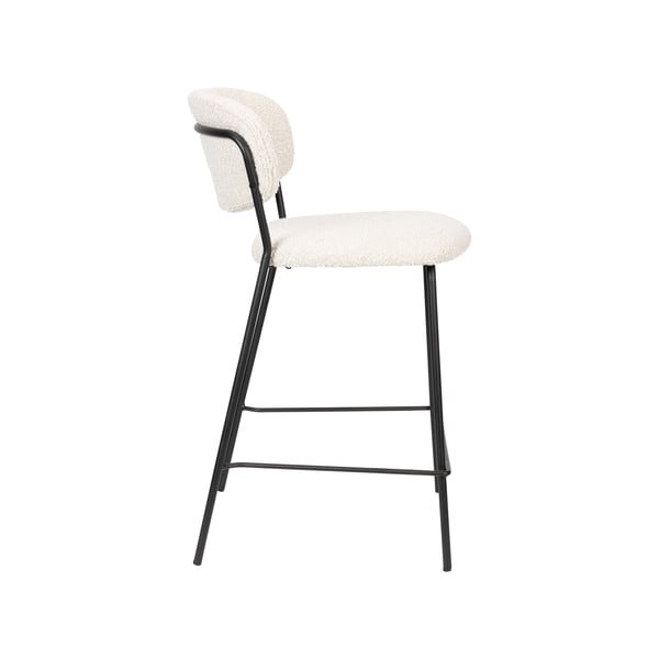 Biele barové stoličky v súprave 2 ks 89 cm Jolien - White Label-image-3