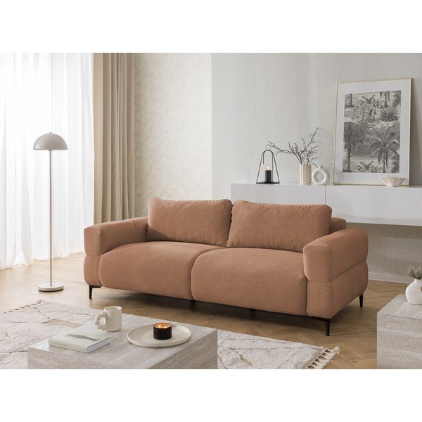 Pohovka v terakotovej farbe 217 cm Helio – Ropez-image-2