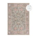 Svetlozelený prateľný koberec 152x230 cm Una Floral – Flair Rugs