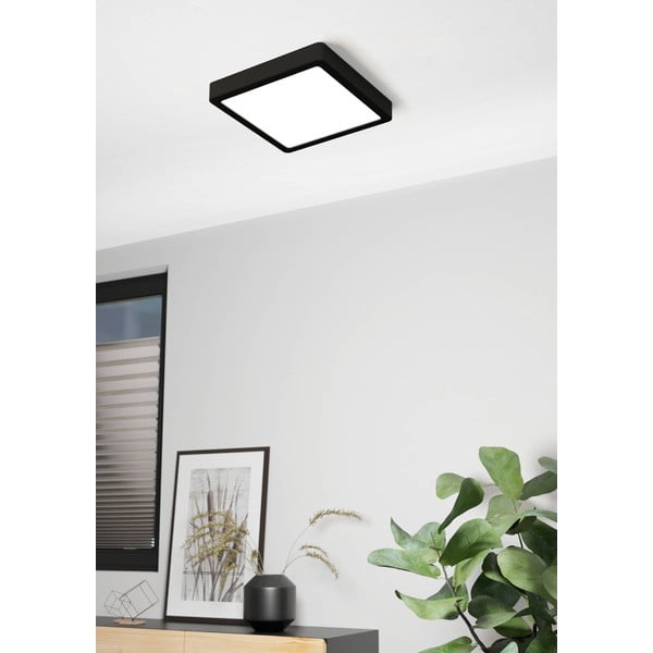 Čierne LED stropné svietidlo 21x21 cm FUEVA 5 – EGLO-image-3