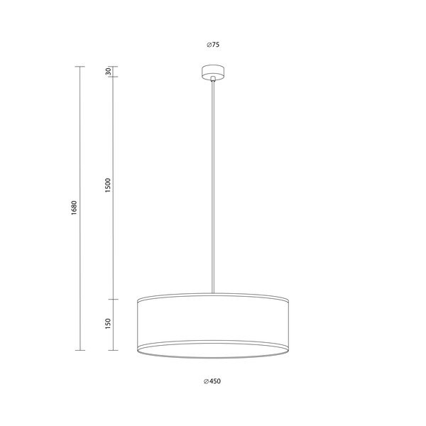 Žlté závesné svietidlo Sotto Luce Doce XL, ⌀ 45 cm-image-2