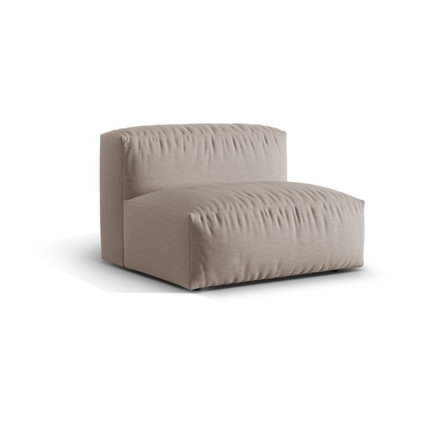 Béžový modul pohovky (stredový diel) Martina – Micadoni Home-image-1
