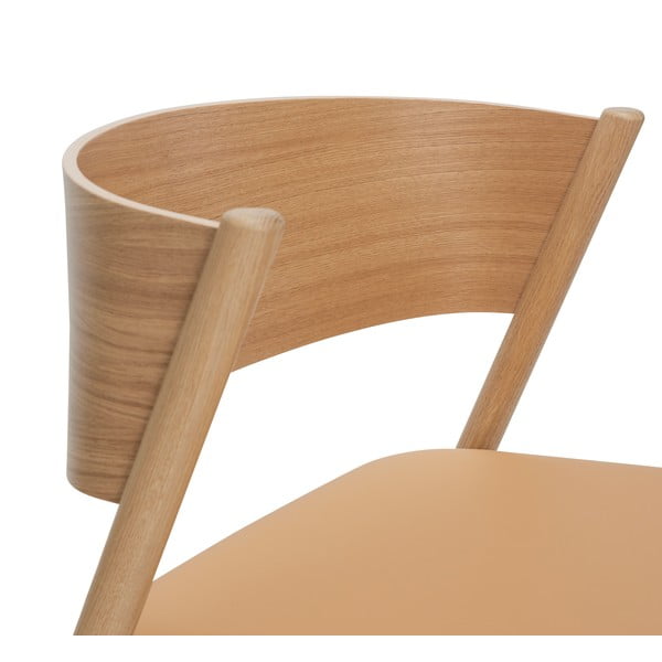 Svetlohnedé kreslo Oblique – Hübsch-image-4