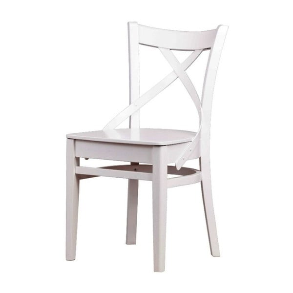 Biela jedálenská stolička Durbas Style Valentino