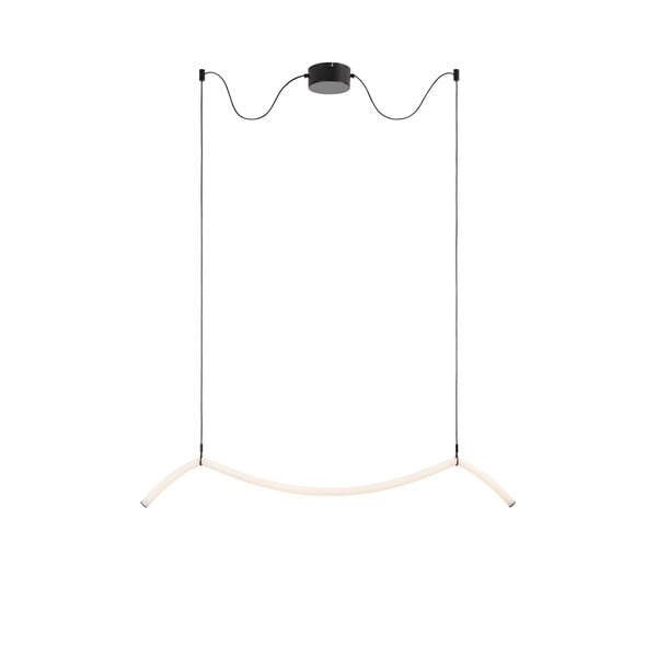 Čierno-biele LED závesné svietidlo Melt – Markslöjd