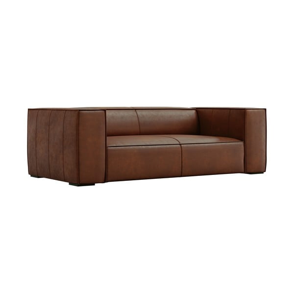 Koňakovohnedá kožená pohovka 212 cm Madame - Windsor & Co Sofas-image-2