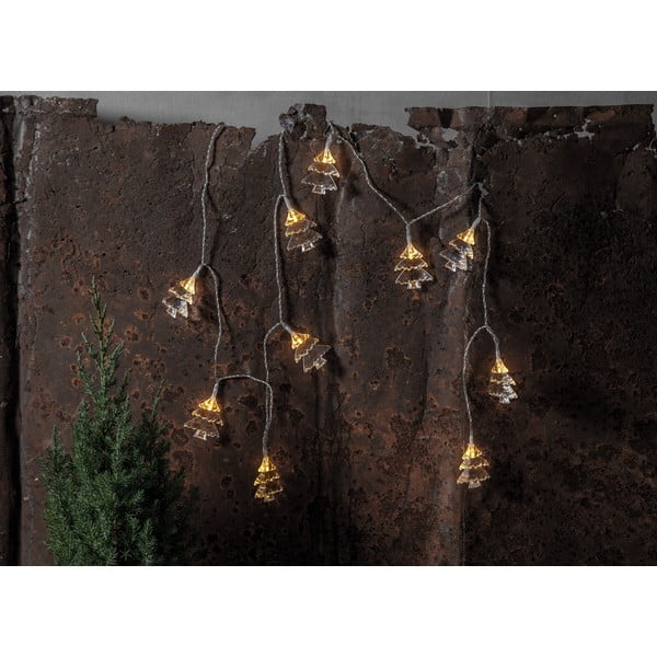 Svetelná reťaz s vianočným motívom počet žiaroviek 10 ks dĺžka 135 cm Izy Christmas Trees – Star Trading-image-1