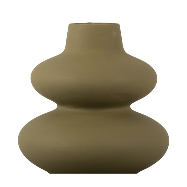 Zelená keramická váza Karlsson Circles, výška 28,5 cm-image-3