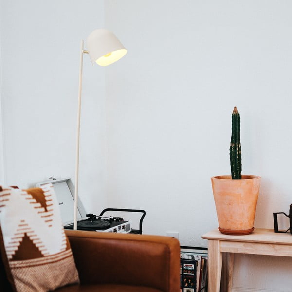 Biela stojacia lampa SULION Paris, výška 150 cm-image-2