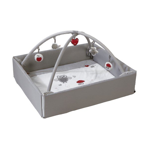 Sivá detská hracia podložka 75x85 cm Adam & Eule – Roba-image-1