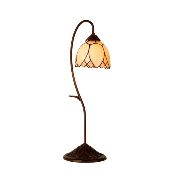 Tiffany stolová lampa Elegant Flower