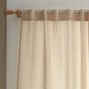 Béžová záclona 140x229 cm Muscat Waffle – Pineapple Elephant