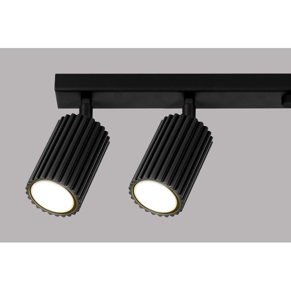 Čierne bodové svietidlo 6,5x117 cm Gleam – Sollux-image-3