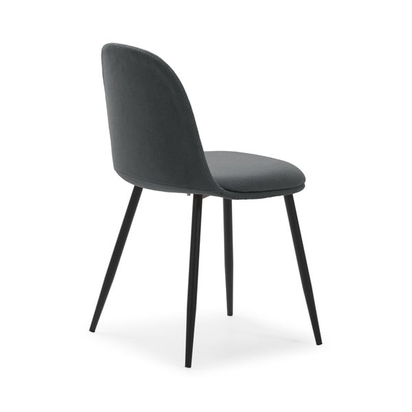 Tmavosivé jedálenské stoličky v súprave 4 ks Malila – Marckeric-image-3