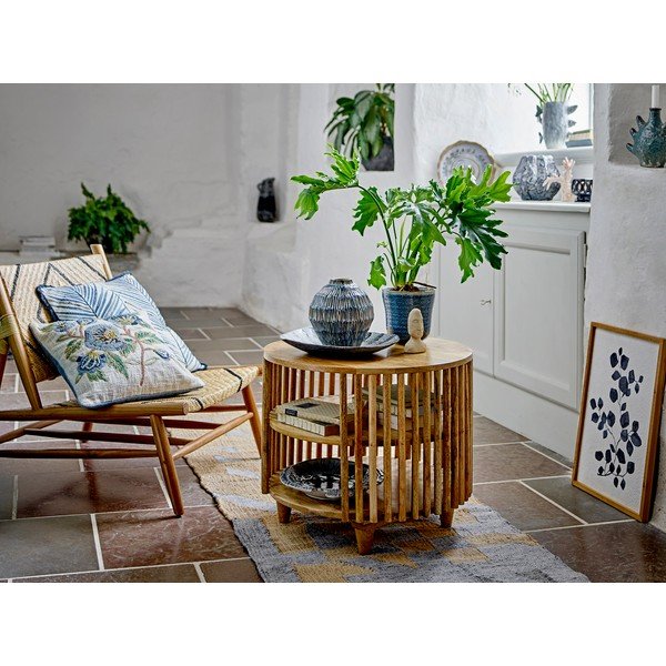 Okrúhly konferenčný stolík z mangového dreva v prírodnej farbe ø 60 cm Sali – Bloomingville-image-4