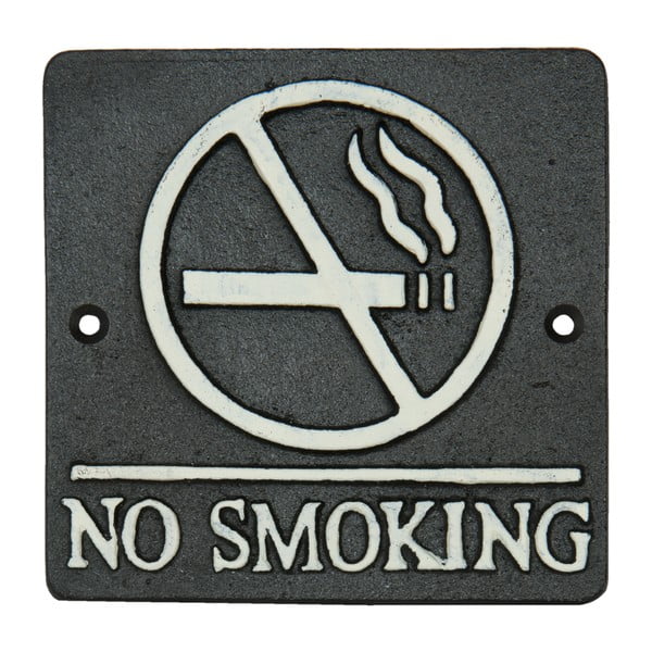 Nástenná ceduľa No Smoking