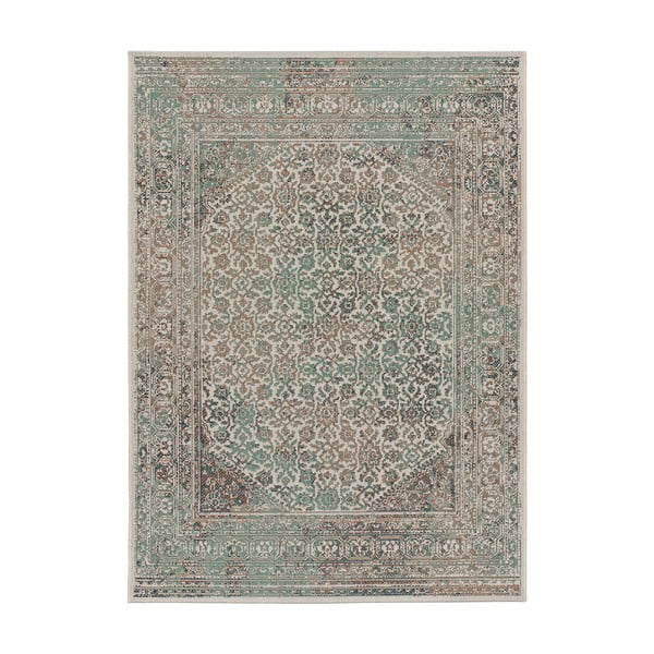 Béžovo-zelený vonkajší koberec Universal Lucca, 77 x 150 cm