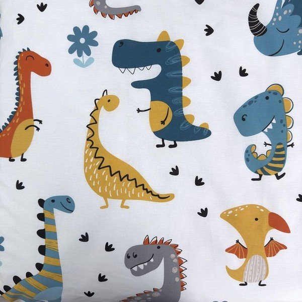 Bavlnené detské obliečky do postieľky 100x135 cm Dino World – Jerry Fabrics-image-3