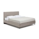 Čalúnená dvojlôžková posteľ taupe s roštom 160x200 cm Noira Slim – Bonami Selection