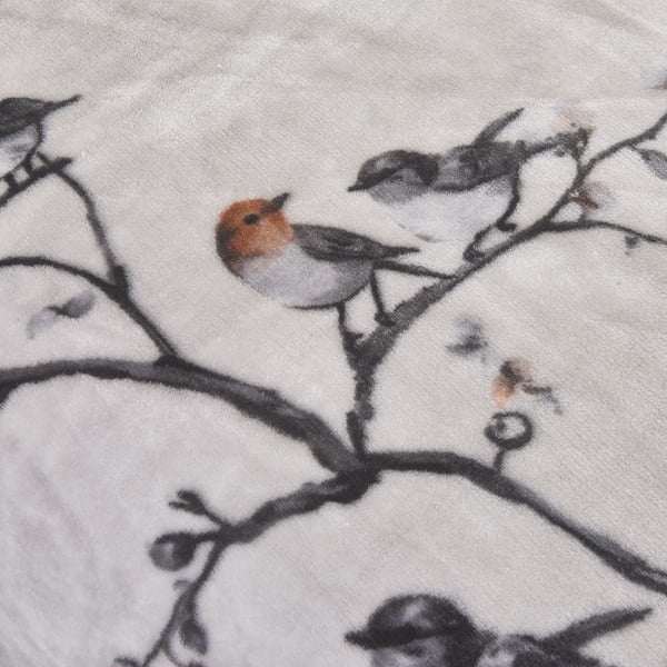 Sivé mikroplyšové obliečky na jednolôžko 140x200 cm Ronja – My House-image-3