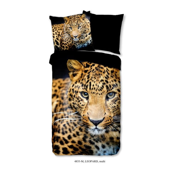 Obliečky na jednolôžko Pure Wild Leopard, 140 × 200 cm