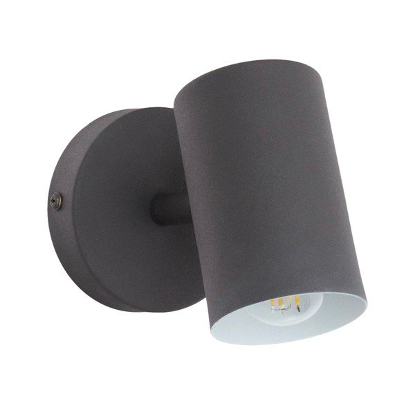 Čierne kovové nástenné svietidlo Manie – Kave Home