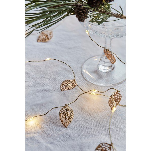 Svetelná reťaz počet žiaroviek 20 ks na baterky dĺžka 200 cm Marlin Leaf – Sirius