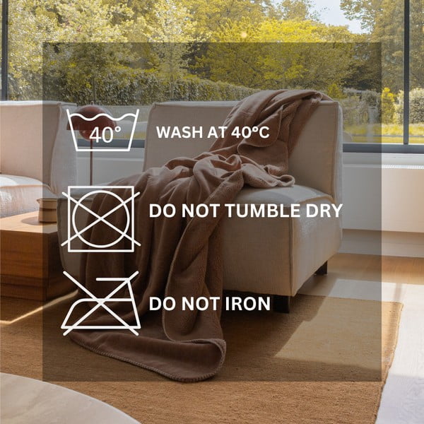 Taupe deka z mikroplyšu 150x200 cm Tomo – Tiseco Home Studio-image-3