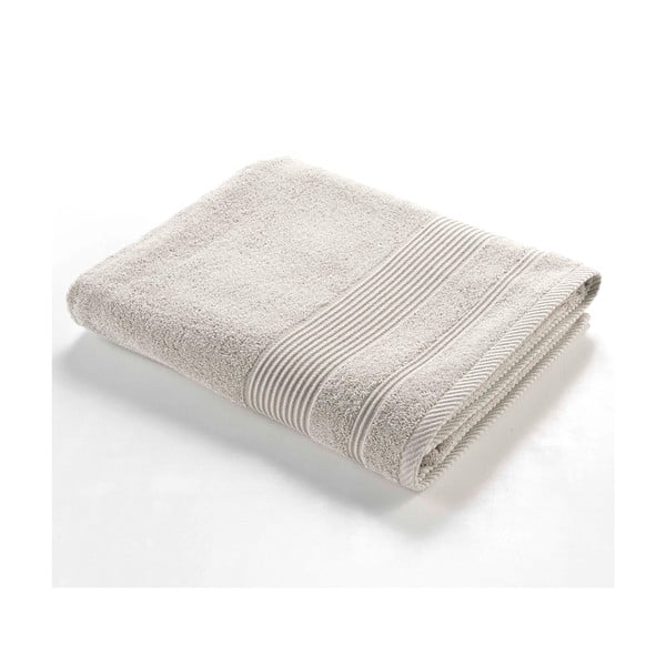 Béžová froté bavlnená osuška 90x150 cm Tendresse – douceur d'intérieur