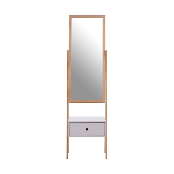 Stojacie zrkadlo s dreveným rámom 45x160 cm Rostok – Premier Housewares-image-1