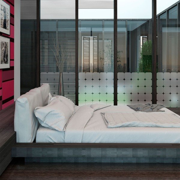 Samolepky na okno 50 ks 10x10 cm Square Blackout – Ambiance-image-4