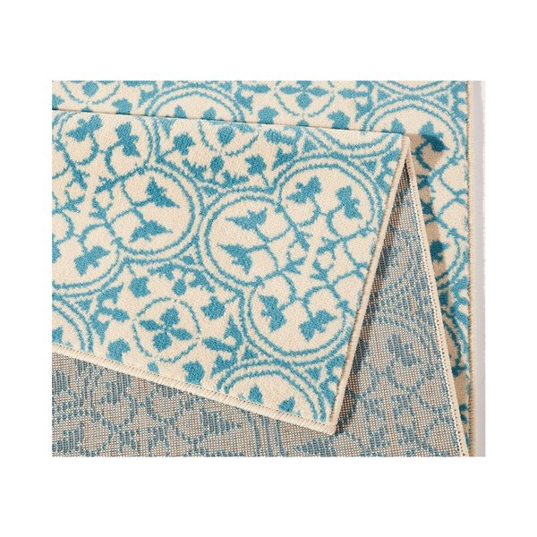 Modrý koberec Hanse Home Gloria Pattern, 80 x 150 cm-image-2