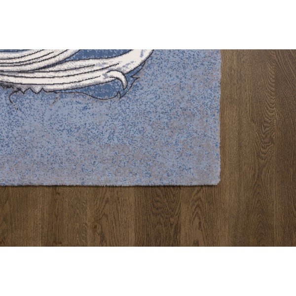 Modrý vlnený koberec 130x190 cm Mawson – Agnella-image-2