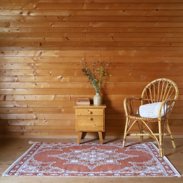 Oranžový detský koberec 100x150 cm Lalitha – Nattiot-image-1