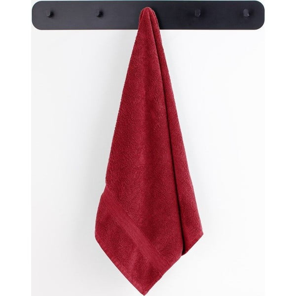 Červené froté bavlnené uteráky a osušky v súprave 4 ks Marina – DecoKing-image-1