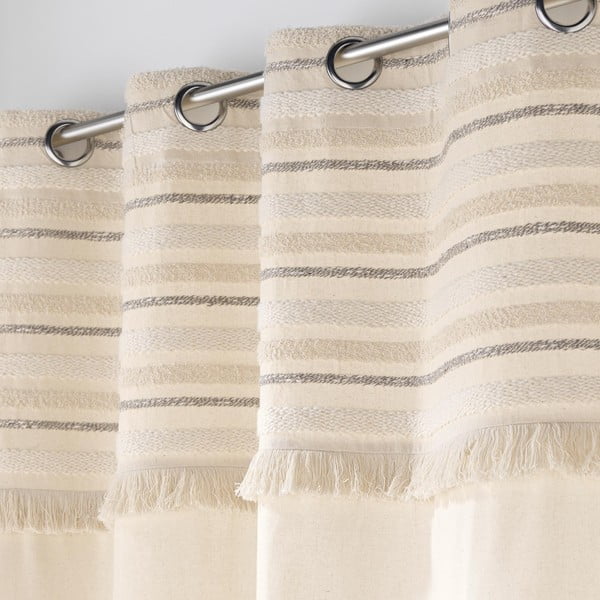 Záves v prírodnej farbe 140x180 cm Atlas – douceur d'intérieur-image-1