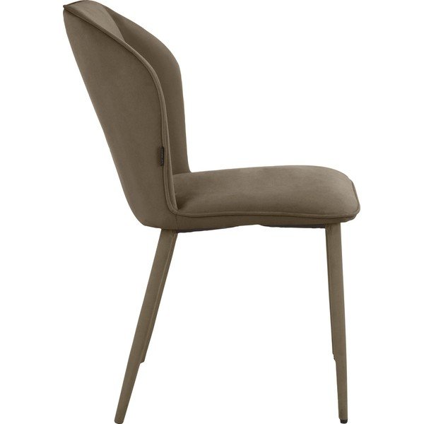 Hnedé zamatové jedálenské stoličky v súprave 2 ks Wilma – Støraa-image-3