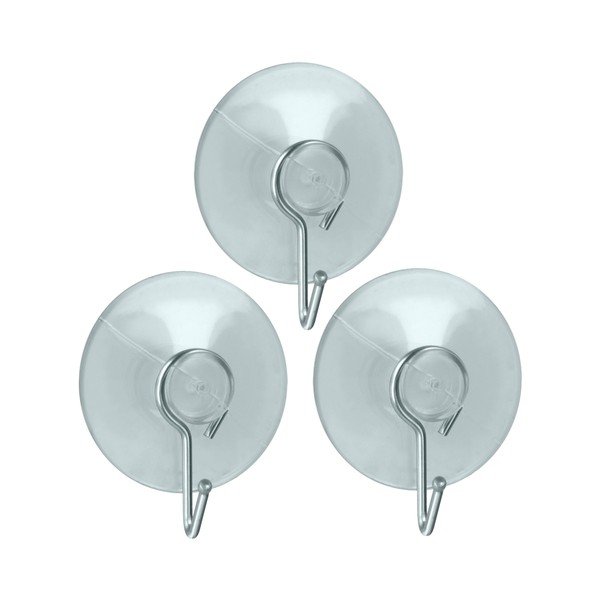 Plastové háčiky v súprave 3 ks bez vŕtania – Metaltex-image-1