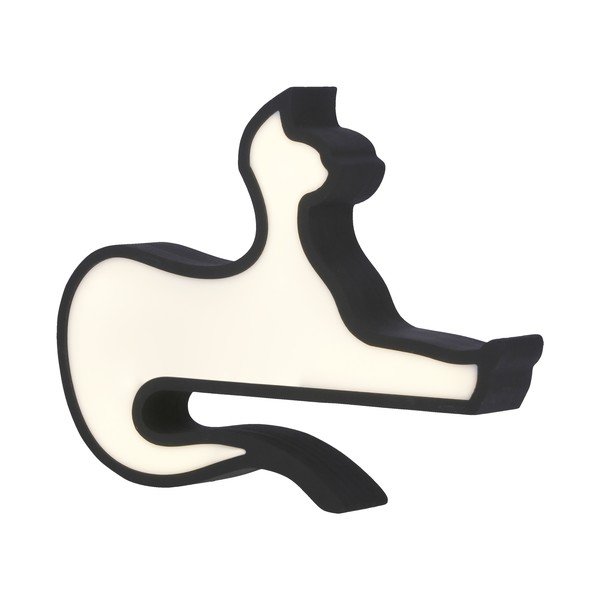 Čierna detská lampička Cat - Candellux Lighting-image-3