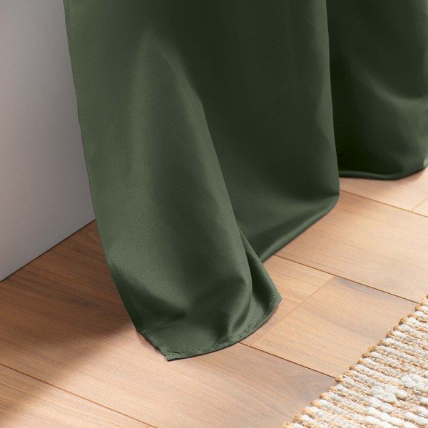 Kaki záves z mikrovlákna 140x280 cm Absolu – douceur d'intérieur-image-4