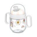 Béžový plastový detský hrnček 200 ml Sunshine & Rainbow – Mepal