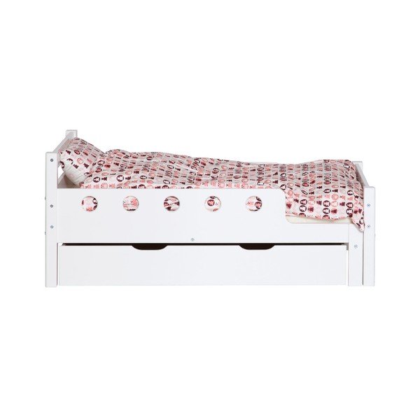 Biela zásuvka pod detskú posteľ 70x140 cm White Junior – Flexa-image-2