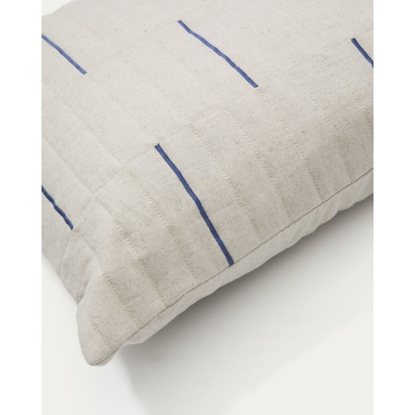 Obliečka na vankúš s prímesou ľanu 45x45 cm Blaina – Kave Home-image-2