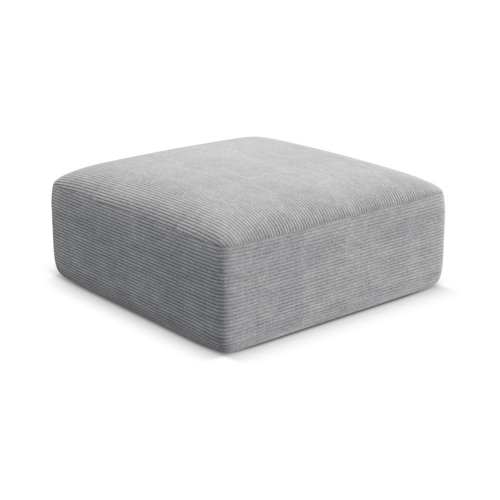 Svetlosivá menčestrová podnožka Campi – Cosmopolitan Design