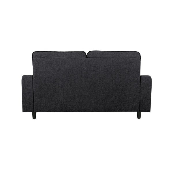 Čierna trojmiestna pohovka Kooko Home Rumba-image-2