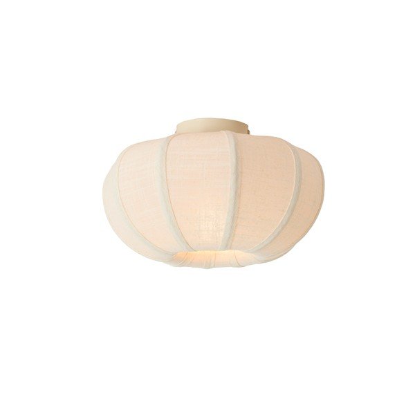 Krémovobiele stropné svietidlo s textilným tienidlom ø 30 cm Zosia – Light & Living-image-1