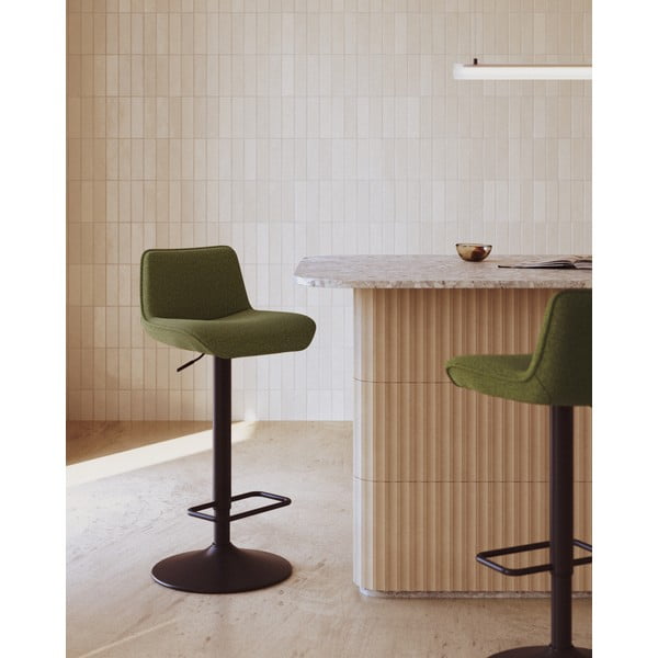 Tmavozelené barové stoličky v súprave 2 ks 103 cm Zenda – Kave Home-image-1