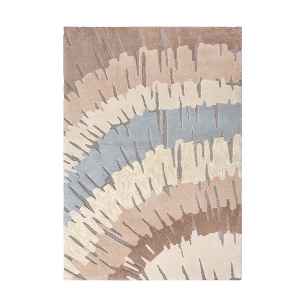 Hnedo-béžový koberec Flair Rugs Woodgrain, 120 x 170 cm
