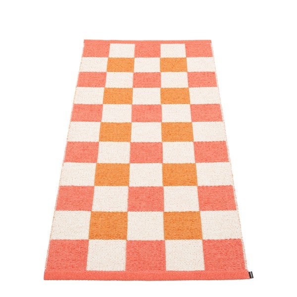 Vnútorný a vonkajší behúň v lososovo-oranžovej farbe 70x160 cm Pix Flamingo – Pappelina