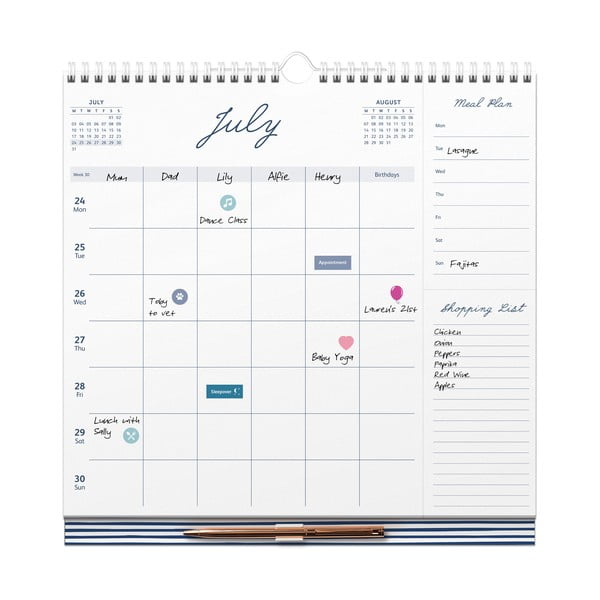 Týždenný rodinný kalendár - Busy B-image-3